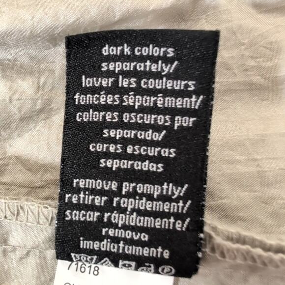 Calvin Klein Jeans gray hooded nylon jacket, women's size medium - Picture 6 of 11